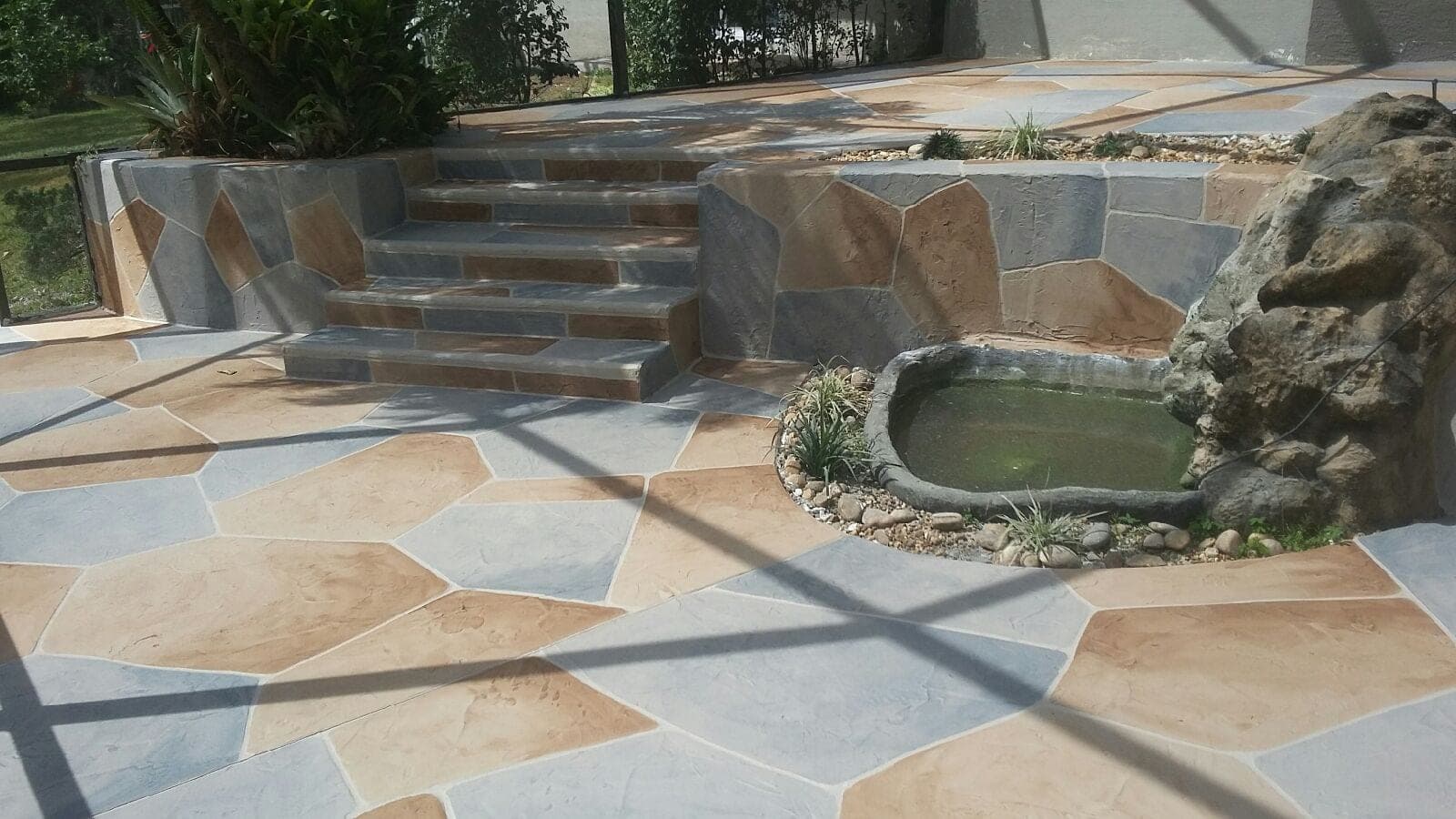 Decorative concrete work in South Florida
